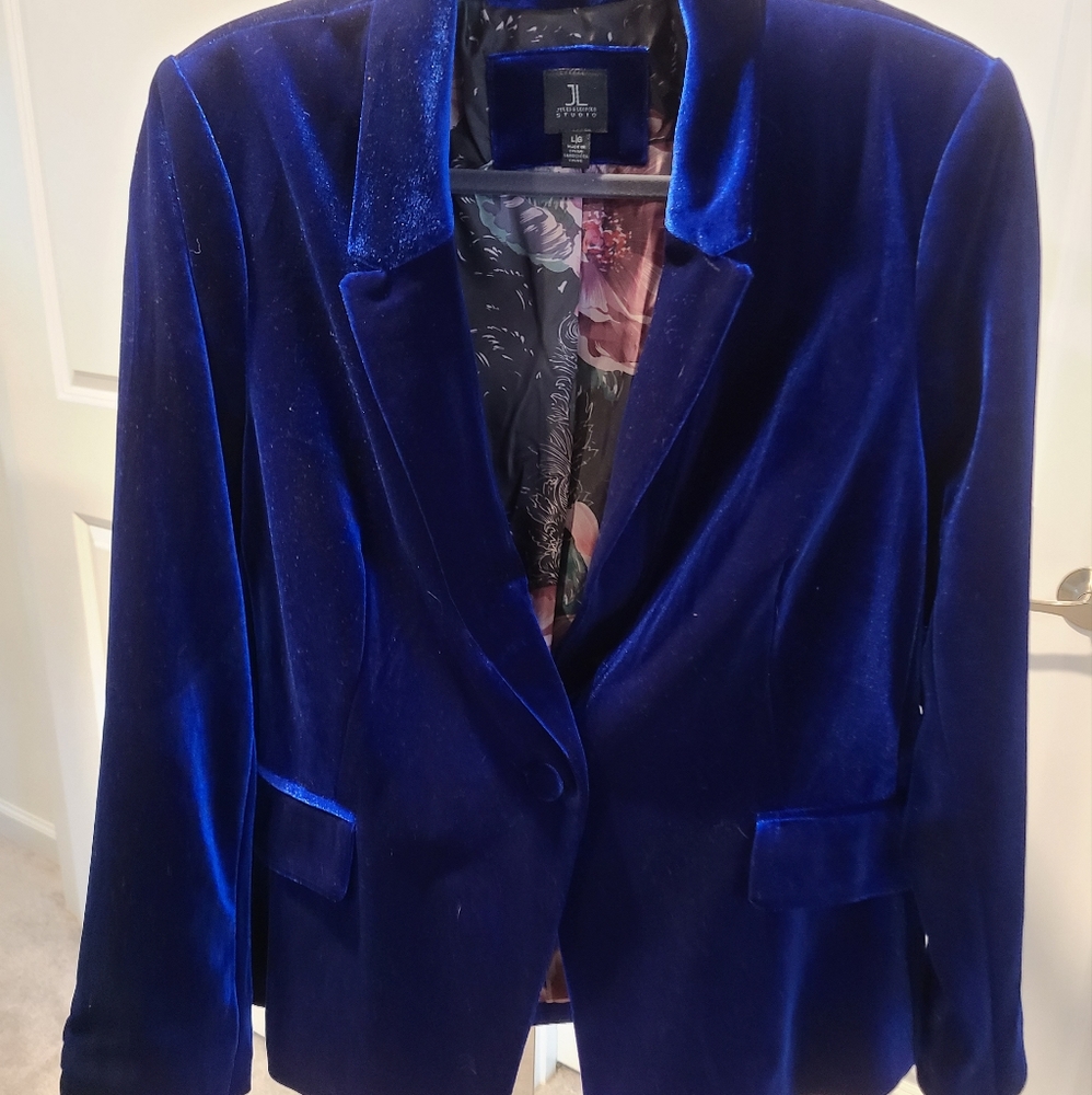 Velvet Blue Blazer